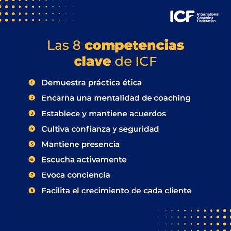 Modelo de competencias de la ICF International Coach.